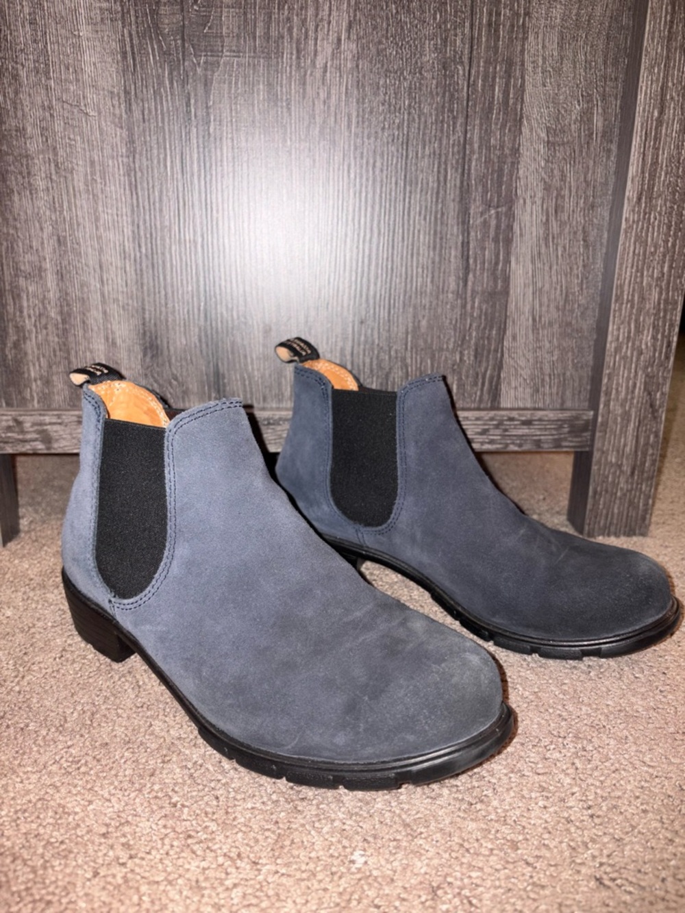 Blundstone 1975 Navy Suede 5.0AU 8.0US